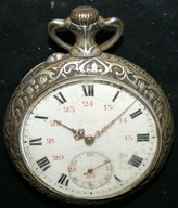 Stary zegarek kieszonkowy.