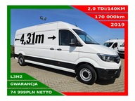 VOLKSWAGEN CRAFTER L3H2 2,0TDi/140KM DUŻA NAVI KLIMA KAMERA CZUJNIKI KAMERA