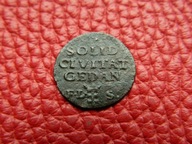 STANISŁAW AUGUST PONIATOWSKI - szeląg 1766 F.L. S. - Gdańsk