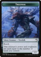 Magic: The Gathering Treefolk Token (MID 012)