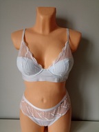 Śliczna markowa bielizna góra M&S 6391 UK 32D EU 70D dół UK 12 EU 40