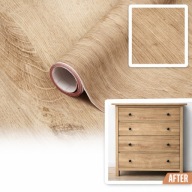 OKLEINA MEBLOWA SAMOPRZYLEPNA DĄB RIBBECK MAT ROLKA MOCNA 67,5 X 200 CM