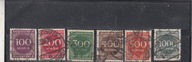 Niemcy Weimar Mi 268/273 kasowany