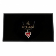 Naszyjnik Sacred Heart Promienie Goth Vintage Y2K Stal Nierdzewna