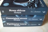 PIĘĆDZIESIĄT TWARZY GREJA + CIEMNIEJSZA STRONA + NOWE OBLICZE JAMES ZESTAW