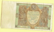 BANKNOT POLSKA 50 ZŁ 1929 r. EA - 1