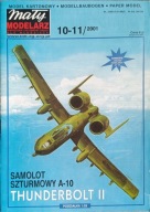 Mały Modelarz 10-11/2001 samolot A-10 THUNDERBOLT II