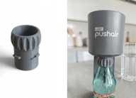 NOWY SZARY ADAPTER BUTELEK PET DLA SATURATORA DAFI PUSHAIR
