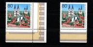 Znaczki Niemcy 100 lat Placu Katedralnego w Halberstadt 1996r.