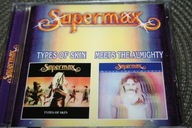 SUPERMAX Types of skin / Meets the almighty !!! 2LP on CD