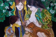 Macierzyństwo z Helernami - W.Kowal wg Wyspiańsk