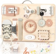 Prezent Dla Dziecka Tablica manipulacyjna sensoryczna Montessori Rozwijanie