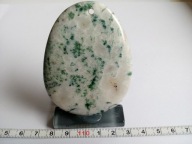 MIN 639 AGAT MSZYSTY BIAŁY na podstawce poler