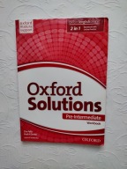 OXFORD SOLUTIONS PRE-INTERMEDIATE WORKBOOK ĆWICZENIA JĘZYK ANGIELSKI NAUKA
