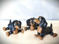 Figurka Jamnik Flexi Wydruk 3D piękny pomysł na prezent