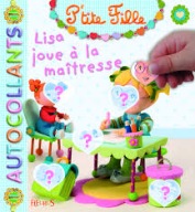 Autocollants Lisa joue a la maitresse P'tite Fille