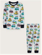 C&A bawełniana SUPER piżama auta r.134 gray