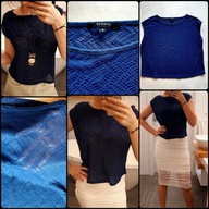 Reserved bluzka półprzezroczysta crop top r. S/M