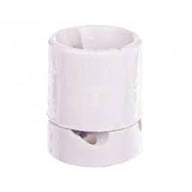 Oprawka ceramiczna prosta E-14 cena 2 sztuki biała 28-8-5