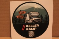 NAKLEJKA - KELLER KAMP - CAMPER - AUTO - BUS