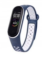 OPASKA PASEK zamiennik do XIAOMI MI BAND 5 PERFOROWANA GRANATOWY