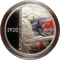 20 zł 2010 Bitwa Warszawska _ mennicza + folder emisyjny NBP