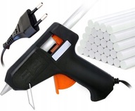 Pistolet do klejenia na gorąco 20W z zestawem 5 wkładów, poręczny, precyzja