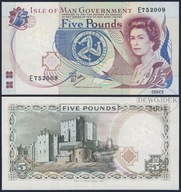 BNE - ISLE OF MAN 5 Funtów 1983 E 752009 # P41a # UNC