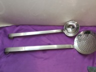 chochla łyżka gastronomiczna 0,25L fi10 łyżka cedzakowa fi14 stal inox18/10