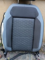 Oparcie fotela przedniego - VW T-Cross - poszycie z instalacją - półskóra