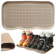 MATA WYCIERACZKA PODKŁADKA PODSTAWKA OCIEKACZ POD BUTY GUMOWA BEŻOWA MOCNA