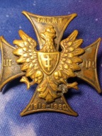 II RP ODZNAKA PAMIĄTKOWA FRONTU LITEWSKO - BIAŁORUSKIEGO 1919 - 1920