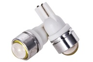 W5W LED POSTOJÓWKI HIGH POWER 1W BIAŁE Z SOCZEWKĄ