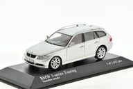 BMW 3 Series Touring Silver E91 2005 1/43 MINICHAMPS 431024110