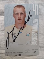 Zdjęcie 10x15 autograf Stal Mielec sezon 2022/23 Bartosz Mrozek