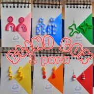 KOLCZYKI Z MODELINY RĘCZNIE ROBIONE | LOSOWA PARA | BLIND BOX KOLCZYKI