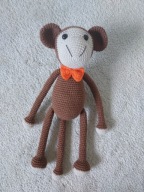 Malpka maskotka - handmade szydelko
