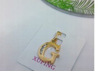 1416 Przywieszka Do Łańcuszka Litera G;Stal