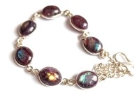 Delikatna Bransoletka Labradoryt