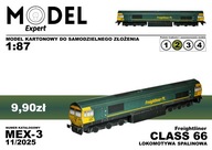 Class 66 Freightliner - Model kartonowy