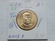 1 dolar 2013 William McKinley, mennica Philadelphia holder seria prezydenci