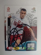 Karta panini autograf Polska Euro 2012 Paweł Brożek