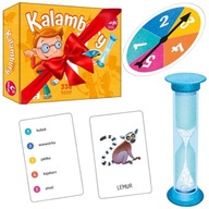 KALAMBURY JUNIOR KUKURYKU GRA RODZINNA TOWARZYSKA DLA DZIECI 4+ 336 HASEŁ