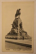 Kraków. Pomnik Jagiełły - Jagiello Monument, CZYSTA, STARA 1915 rok