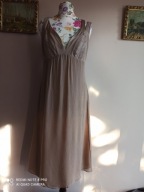 EDINA RONAY SUKIENKA jedwabna z koronką 38