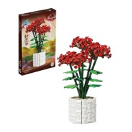 KLOCKI ZESTAW BOTANICALS BUKIET 3D CYPRYS WINOROŚLI W DONICZCE 926