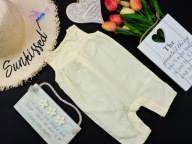 Cubus - cytrynowy rampers kokardka r 56