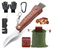 NÓŻ SKŁADANY NA GRZYBY DO ZBIERANIA GRZYBÓW ZESTAW GRZYBIARZA