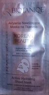 Biotaniqe maseczka do twarzy w płachcie KOREAN BEAUTY