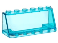 LEGO Szyba 2x6x2 - 4176 - Trans-Light Blue